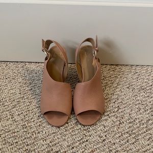 Marc Fisher Dusty Pink Block Heels